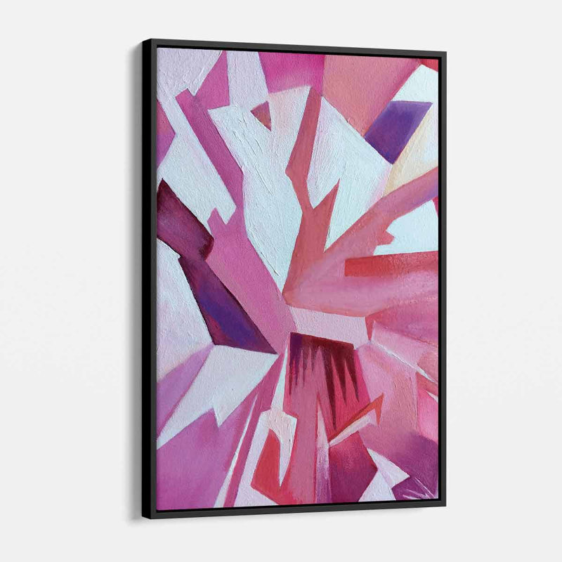 Print on Canvas, 16" H x 12" W, Black Framed