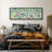 Abstract Botanical Vine Extra Large Pictures Framed Canvas Print Wall Art-111666131-107117997