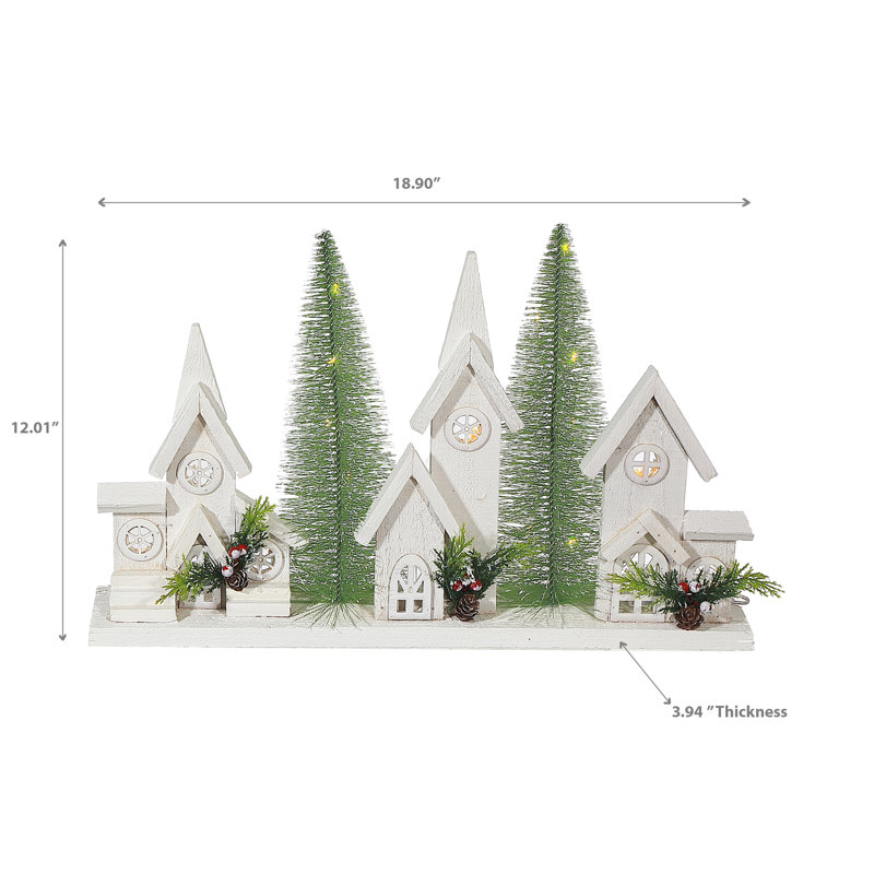 Décoration de Noël Ihcasadecor, Blanc