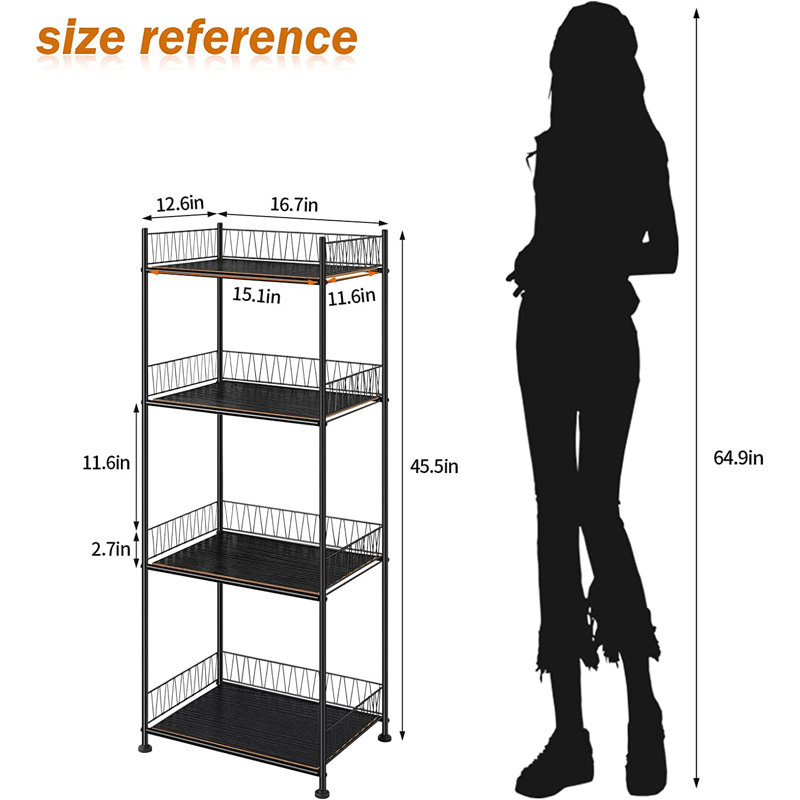Lallah 12.6 " W Shelving Unit