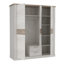 Berlanga 3 Door Manufactured Wood Wardrobe