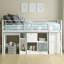 Leo Metal Midsleeper Serenity Storage Bedroom Set
