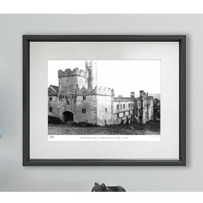 Haddon Hall, North East View C1870 - Single Picture Frame Print