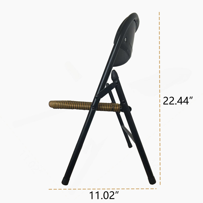 Ensemble de 4 chaises en rotin