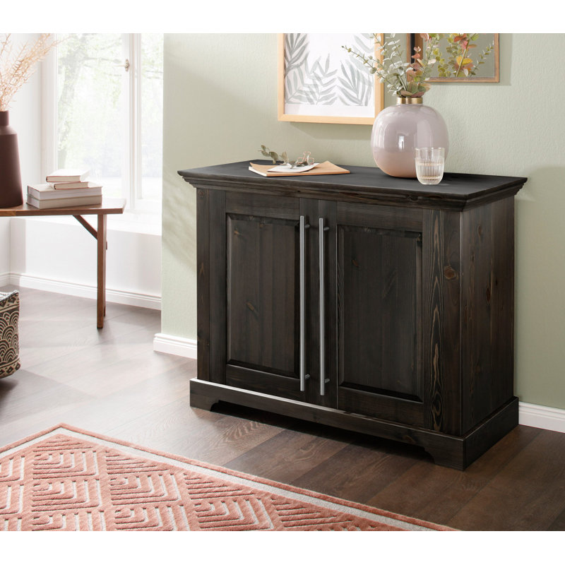 Galbin 94.2cm Solid Wood Sideboard, Grey
