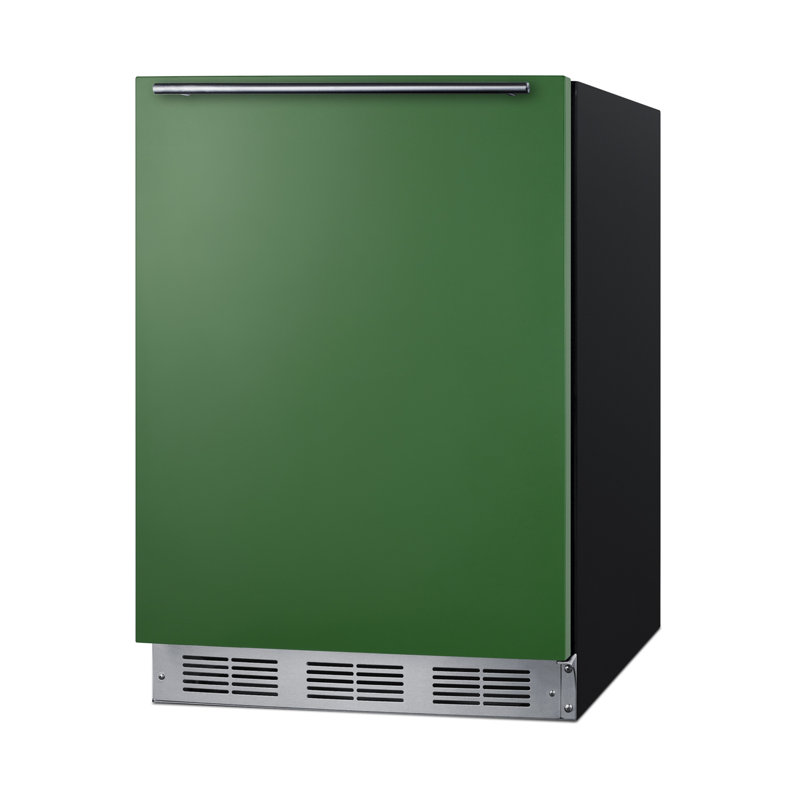 Summit Appliance 5.1 Cubic Feet Freestanding Mini Fridge with Freezer, Green