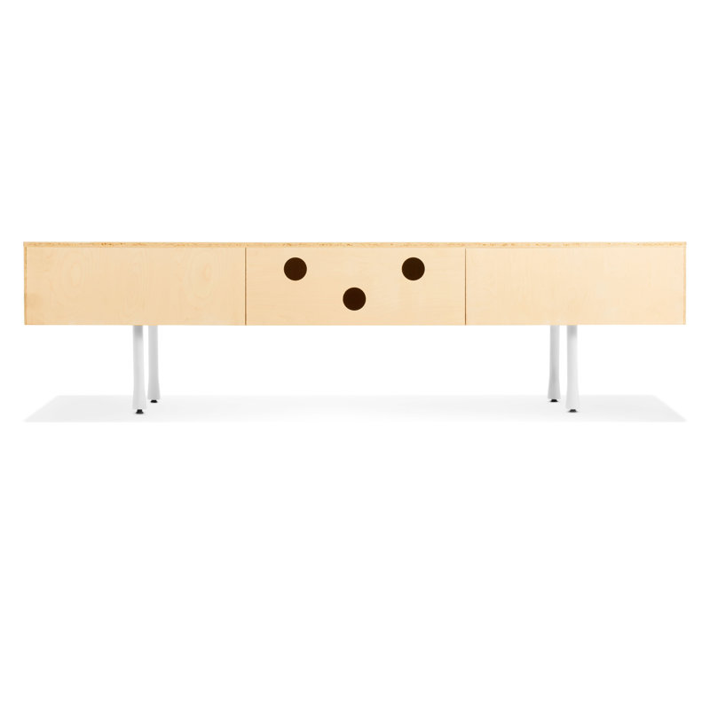 Lap 2 - Drawer Dresser, White/Whitewashed Maple