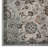 Modway Hana Distressed Vintage Floral Lattice Area Rug in Silver Blue, Beige and Brown-27259047