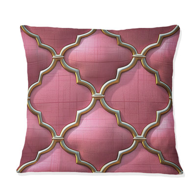 Coussin Glam Quatrefoil - Glam