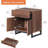Aadam Modern End Table With 1 Drawer & 1 Storage Cabinet-622991934
