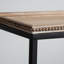 Farmhouse C Table Couch End Table Distressed Beaded Edge Tray Top Side Table-2004041880