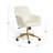 Martha Stewart Rayna Upholstered Swivel Home Office Chair with Flared Arms-125008712-125008713-125009774