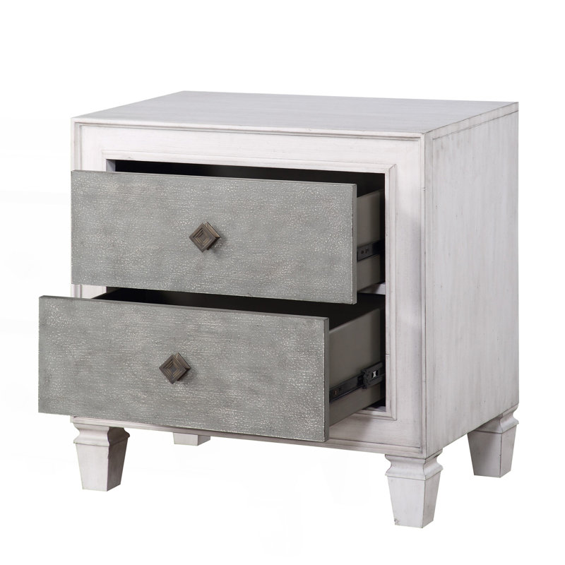 Table de chevet et table de chevet 2 tiroirs Modern