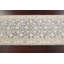 Tapis de couloir gris en Tapis décoratif laine de conception unique 2 pi 8 po x 9 pi 4 po noué à la main New Age