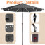Parasol de marché avec manivelle Beka-1993200668-1888641359