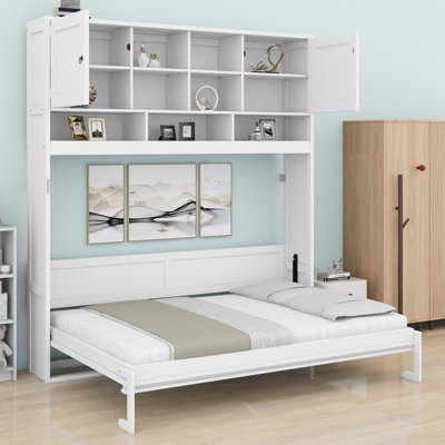 Space Saving Murphy Bed Featuring Ample Storage