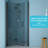 36 - Inch Wide X 72 High Matte Black Fold Shower Door, Bi With Tempered Glass, Water To Defend , Stainless Steel Frame, Reversible Door Opening, 180° Overlapping Angle, Adjustable For Walls 36w 72h,