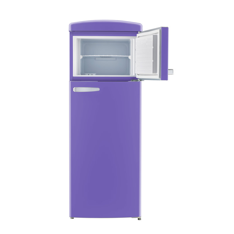 Classic Retro 7.5 Cu. Ft. Top Mount Refrigerator In Violet, Purple