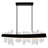 39'' Modern Black LED Rectangular Chandelier for Kitchen Island, Dining Room, or Bar – Integrated LED-2110281855