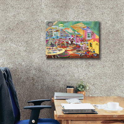 «Lets Play» par Bigelow, illustrations sur toile