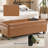 41" Wide Faux Leather Upholstered Storage Bench-170158815-175698345