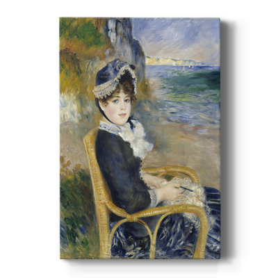 Au bord de la mer, toile tendue par Pierre-Auguste Renoir