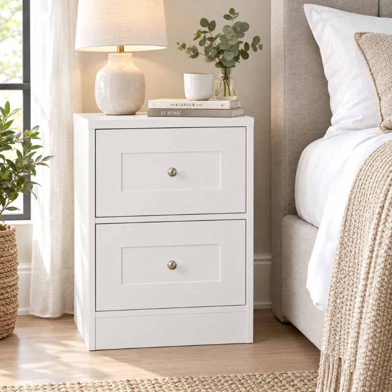 Merrigan Bedside Drawer, White
