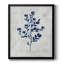 Toile encadrée de qualité supérieure Wild Indigo II - prête à être accrochée-126226999-126226997