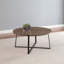 Table basse ronde en bois d'ingénierie Heyer