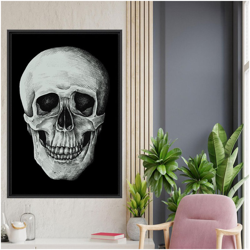Print on Canvas, Black Floater Framed, 60 cm H x 90 cm W