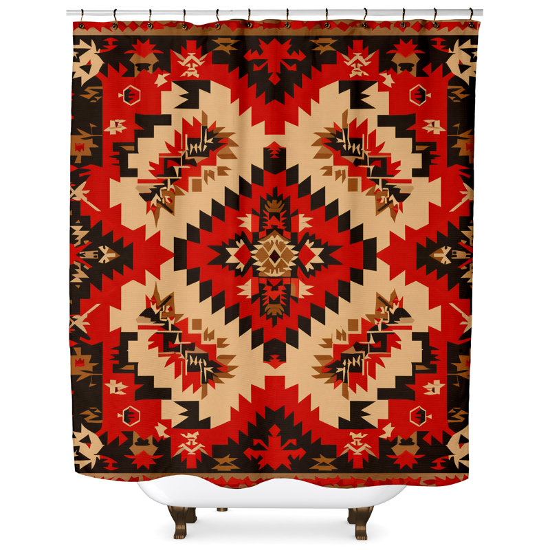 Shireen Eastern Elegance Shower Curtain_easternelegance_12, 84" H x 71" W