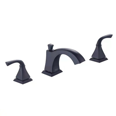 Widespread 2-handle Bathroom Faucet with Drain Assembly