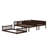 Triple Wood Bunk Bed, With Ladders, Guardrails-816754215