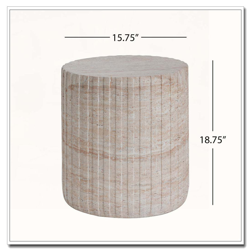 Outdoor Concrete Side Table
