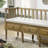 Linen Blend Upholstered Bench-1950026583