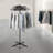 Rotatable Round Garment Rack 360° Rotatable Metal Clothes Hanging Rack Adjustable Height