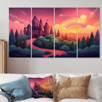 Ensemble de salon pour chambre d'enfant Rainbow Magical Castle Rainbow - Rainbow