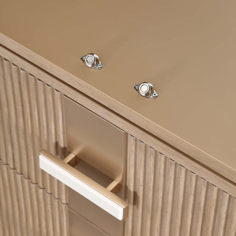 West Kensington Display Cabinet, Tan