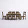 Tiernagh Rectangular Solid Wood Dining Set Distressed Finish