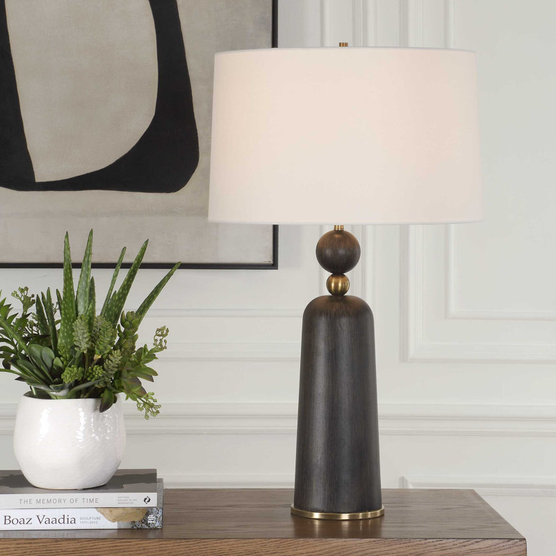  Mcquinn Dark Walnut Table Lamp