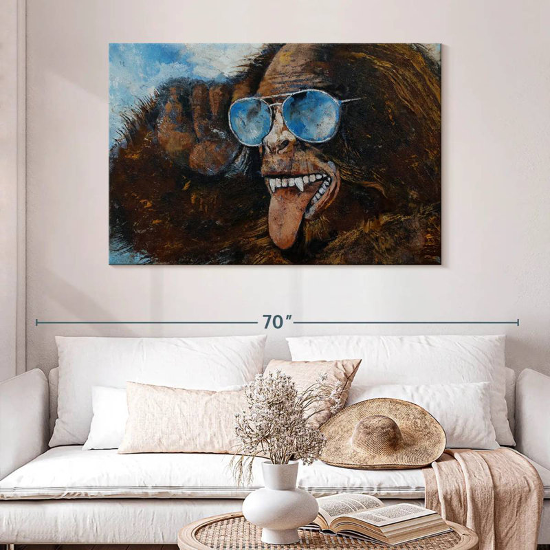 Brampt Cool Bigfoot, 32" H x 48" W