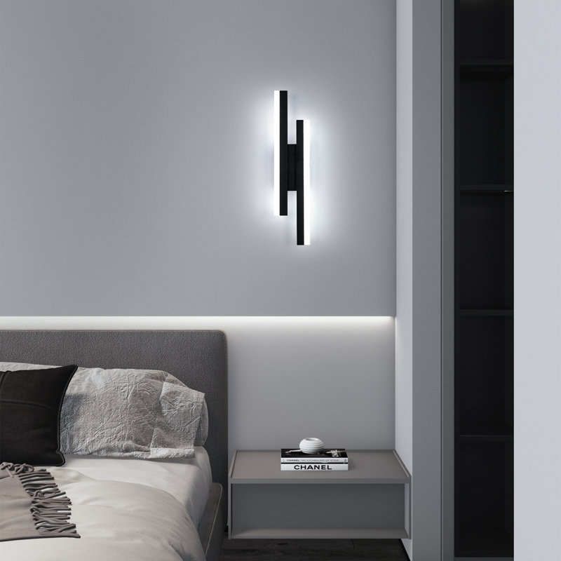 Azeriah Dimmable 2-Light  LED Flush Mounted Sconce