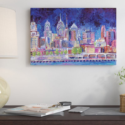 «Philadelphia» par Richard Wallich, reproduction d'art sur toile tendue