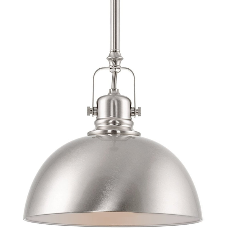 Tazewell 1 - Light Single Pendant, Brushed Nickel