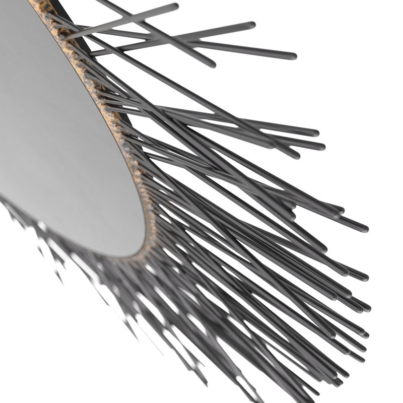Ziggy Round Iron Mirror