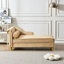 Chaise longue moderne avec revêtement en velours-1452563879