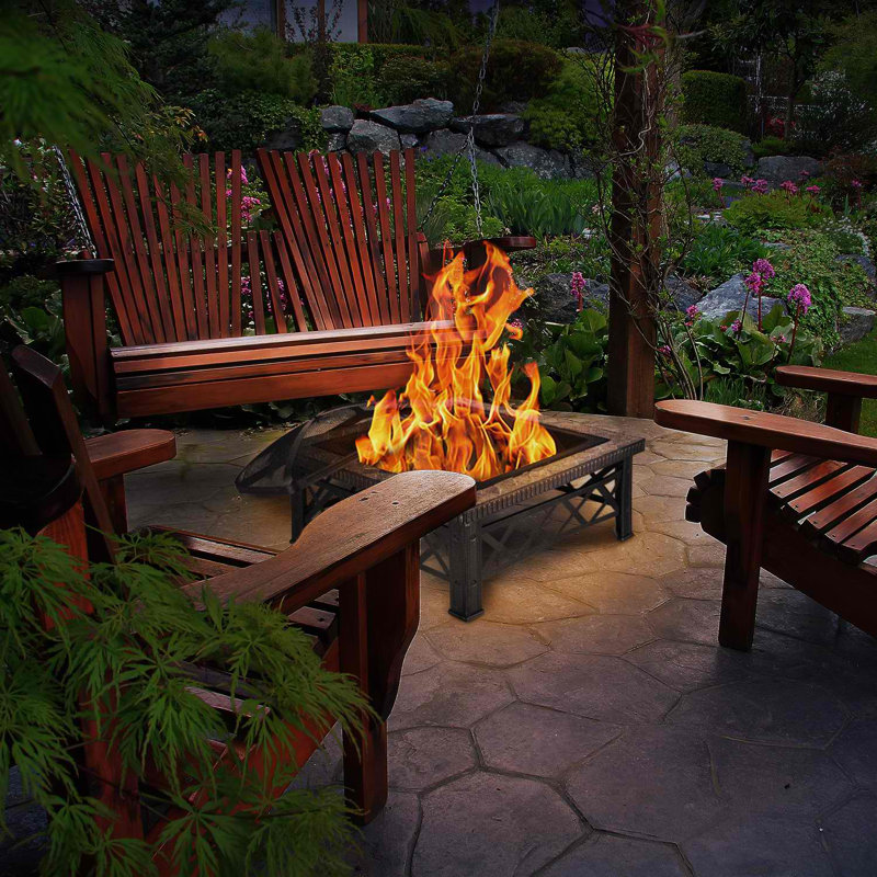 Square Steel Smokeless Fire Pit