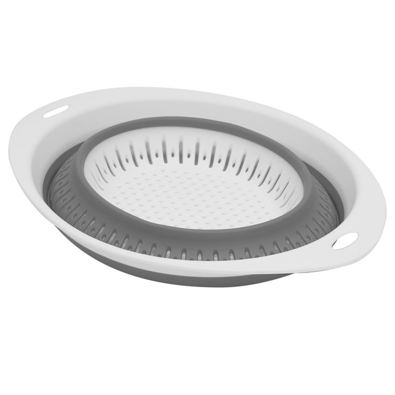 Home Basics Plastic Colander, 4" H x 9.50" W x 12.25" D