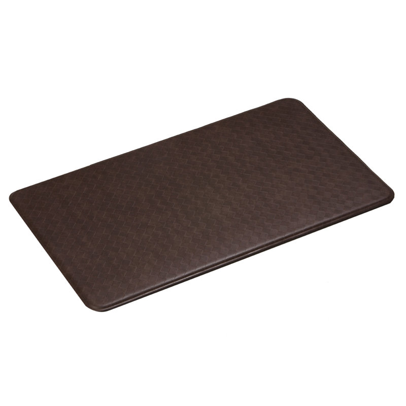 Tapis anti-fatigue aidia, Rectangle 1 pi 8 pi x 3 pi, Brun