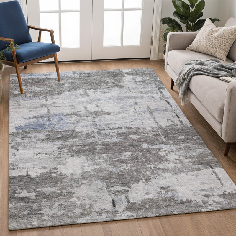 Machine Washable Indoor/Outdoor Chantille ACN2362 Abstract Rug, Rectangle 9' x 12'